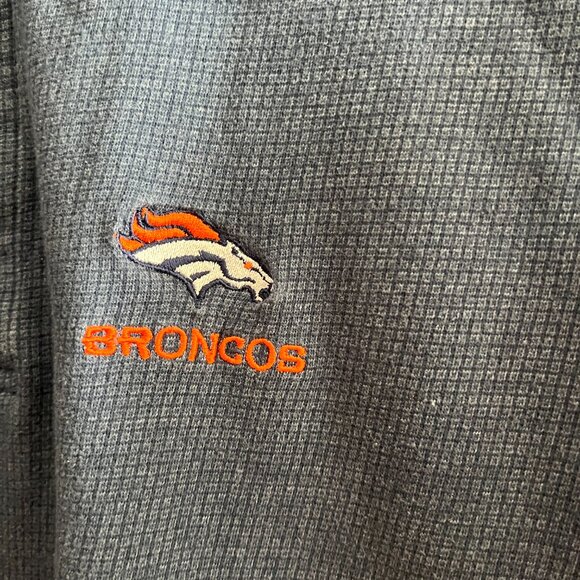 Denver Broncos NFL Blue Polo Short Sleeve Shirt Mens‎ Size Med - Picture 2 of 6